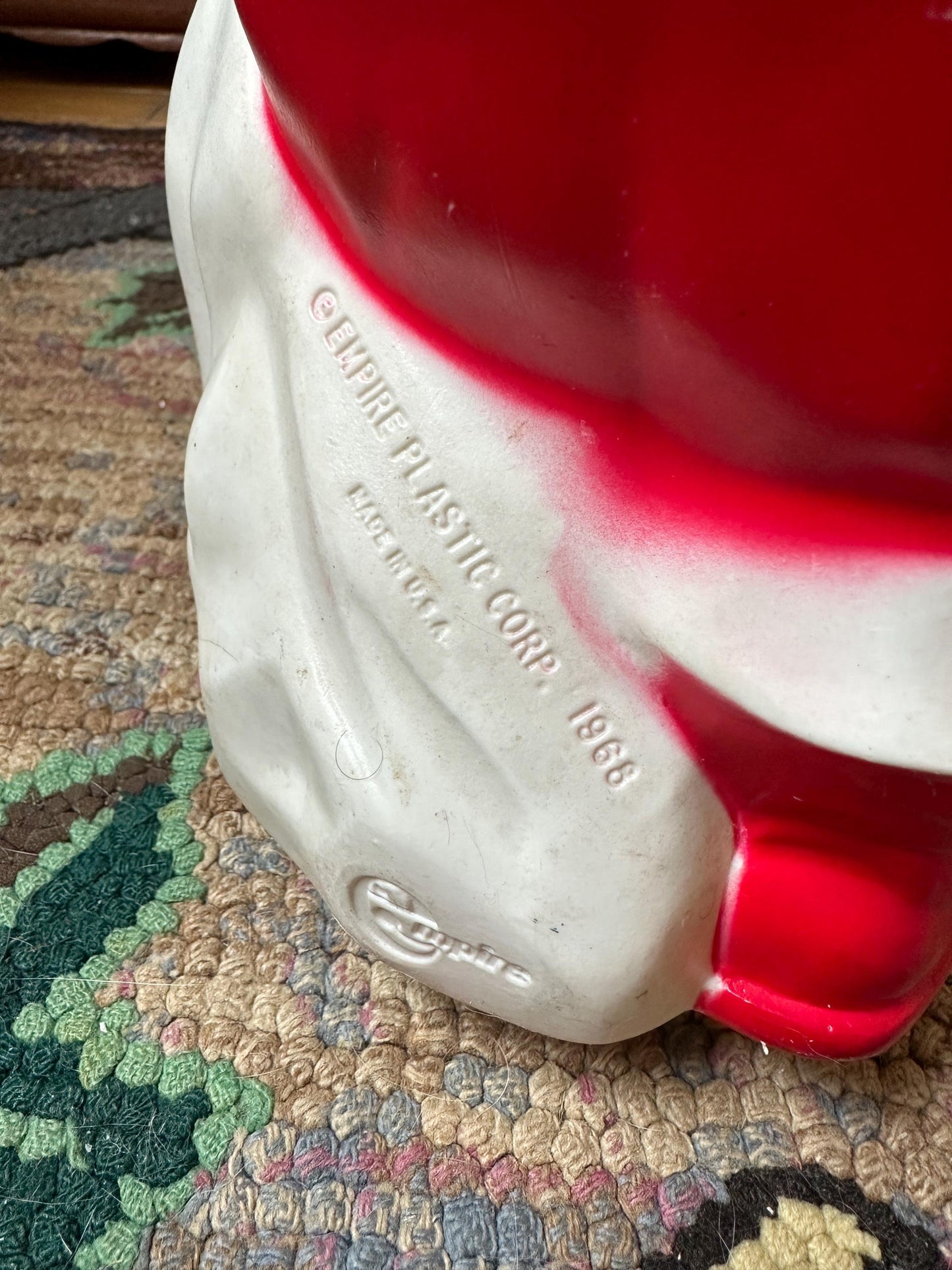 Vintage Empire Santa Blow Mold Santa/Blow Mold/Vintage Santa | Tabletop Santa Blowmold | 1968 | Working Light