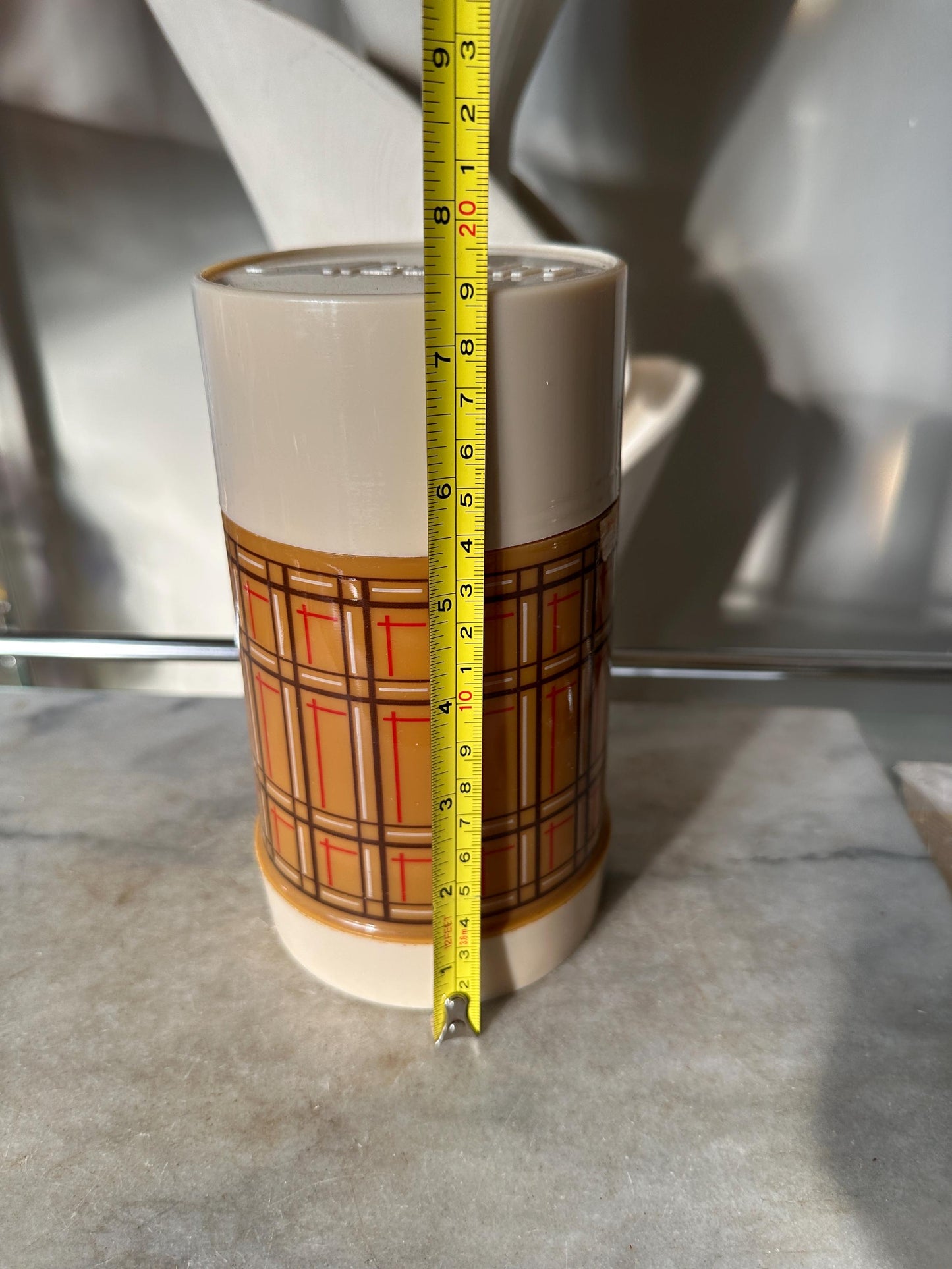 Aladdin Wide Mouth Thermos Pint Bottle Best Buy WM4040 Plaid Picnic Vintage | NOS