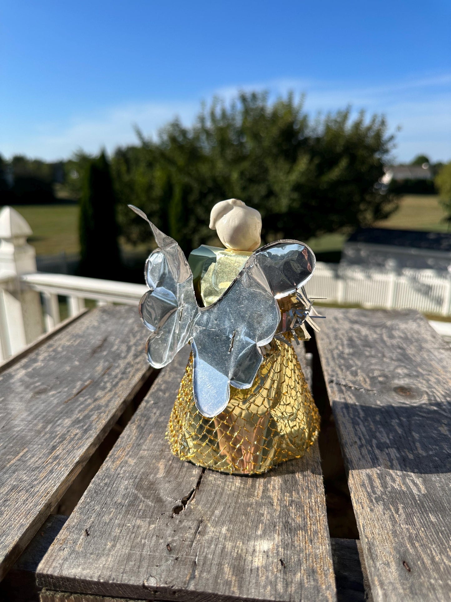 Vintage Holt Howard Angel Ornament: 1950s MCM Christmas Tree Topper