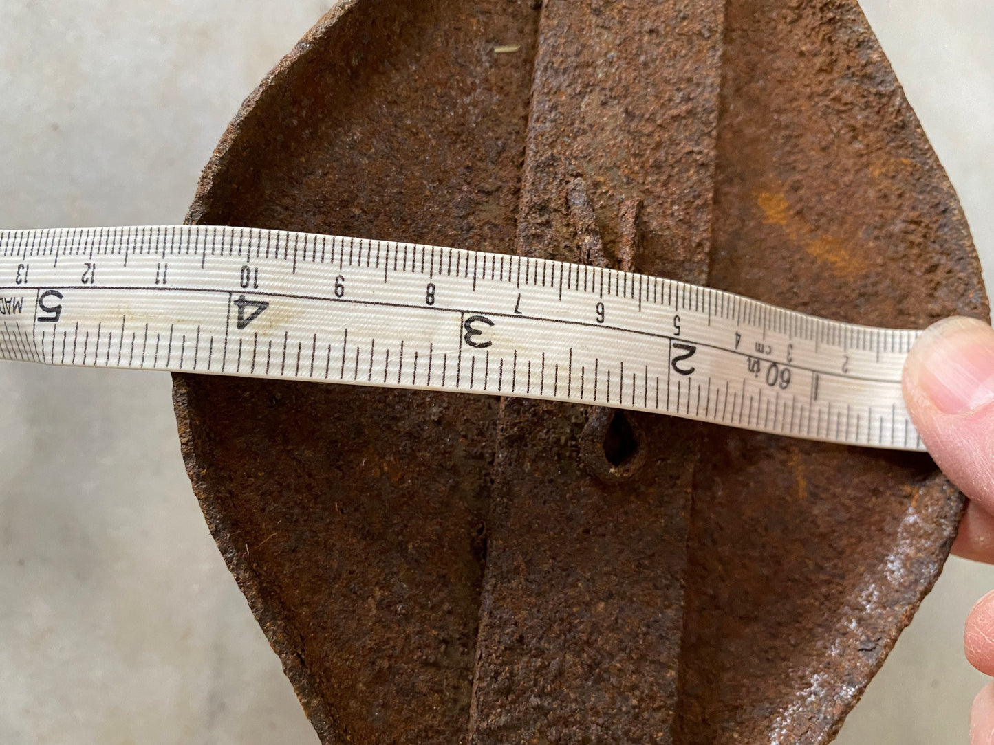 Primitive Industrial Hand Forged and Cast Iron Rusty Double Pulley Rustic Decor Farm Tool With Hook