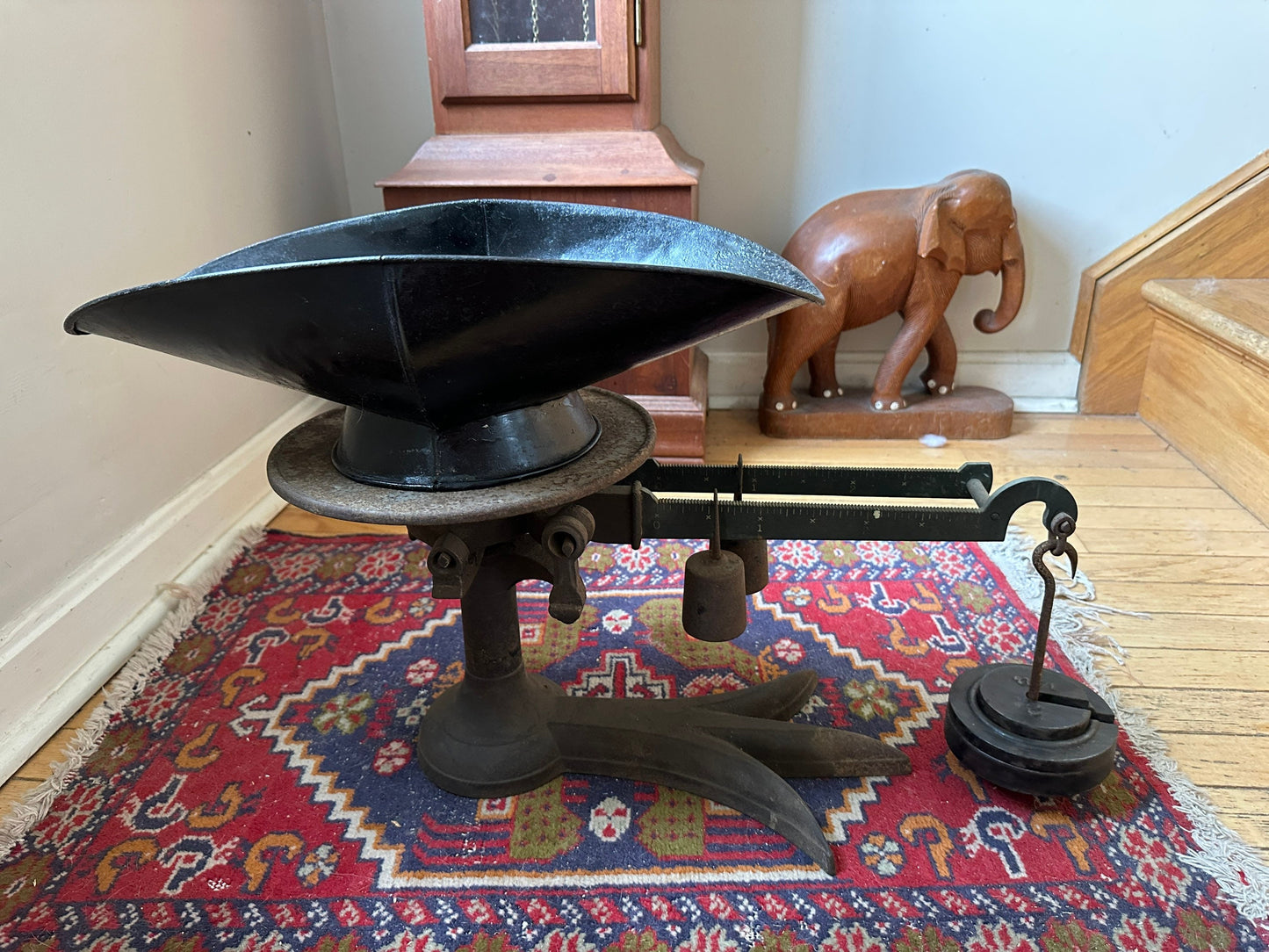 Antique Fairbanks Cast Iron Scale: Crows Foot Design, Farmhouse Decor