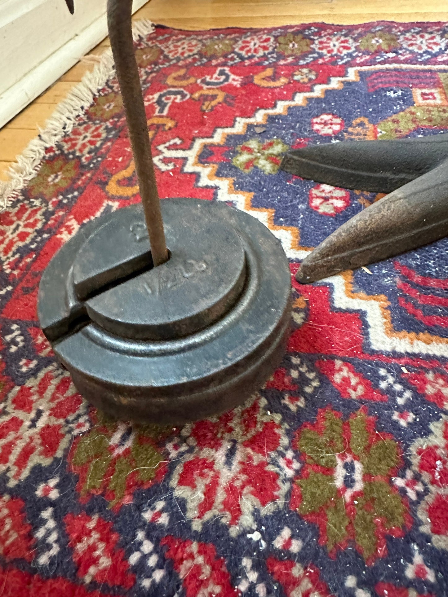Antique Fairbanks Cast Iron Scale: Crows Foot Design, Farmhouse Decor