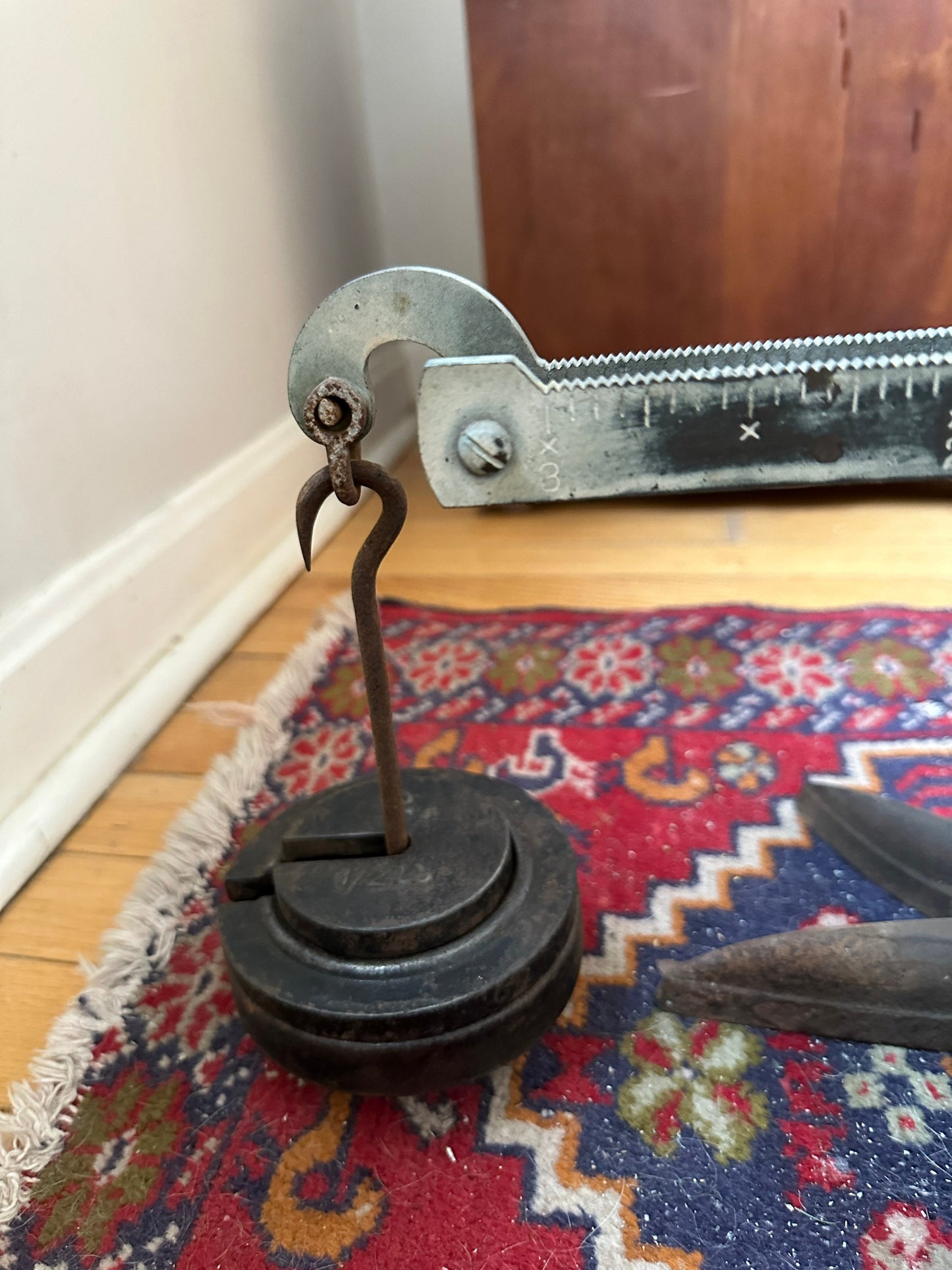 Antique Fairbanks Cast Iron Scale: Crows Foot Design, Farmhouse Decor
