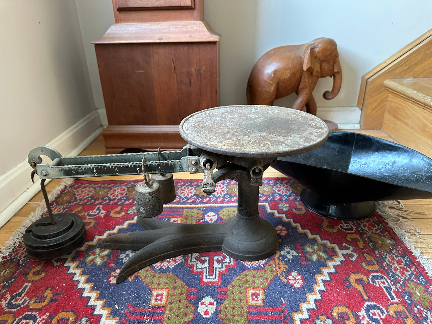 Antique Fairbanks Cast Iron Scale: Crows Foot Design, Farmhouse Decor