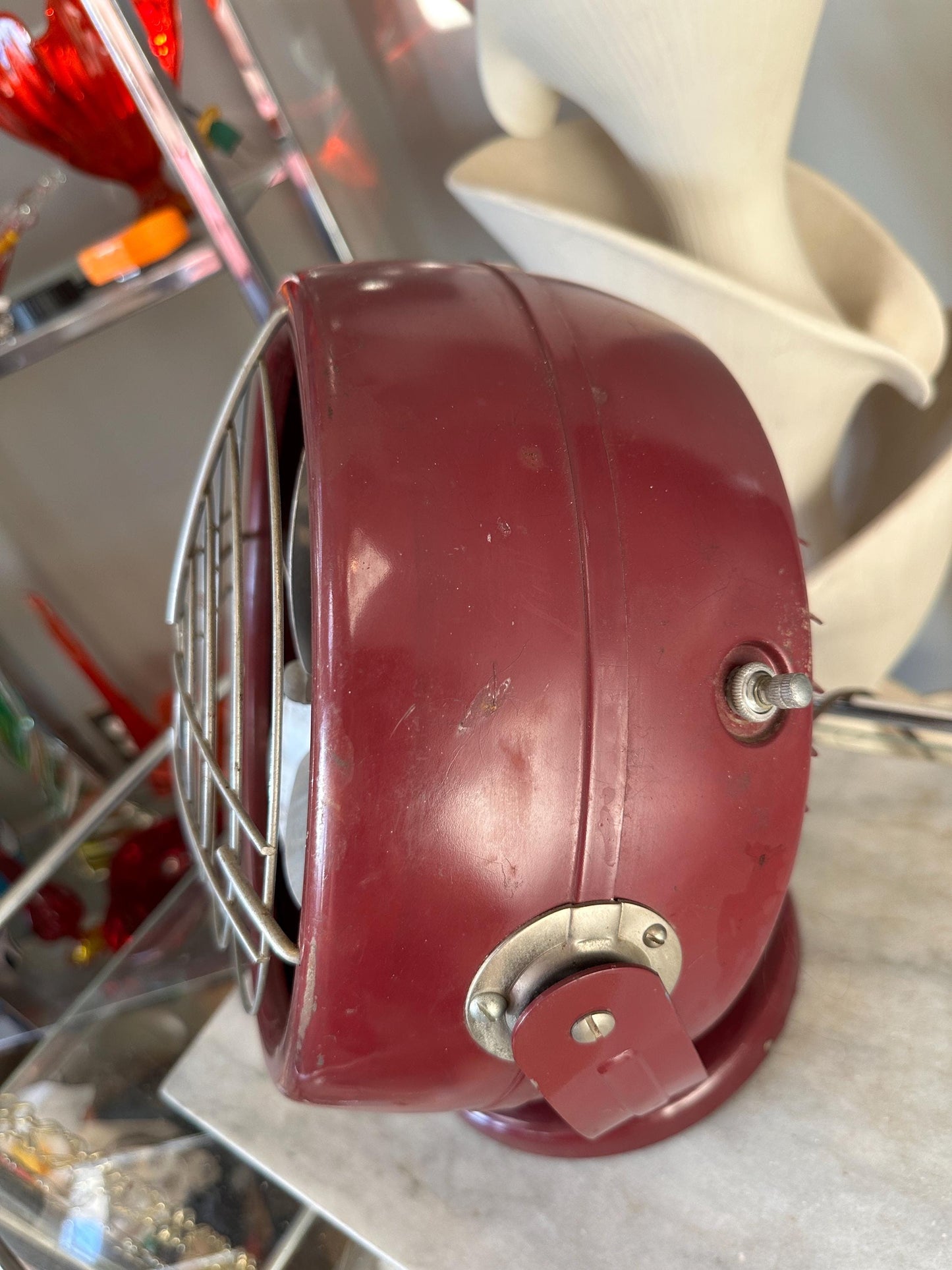 Vintage Mid Century Dominion Fan Model No. 2005-A Industrial 1 Speed Works