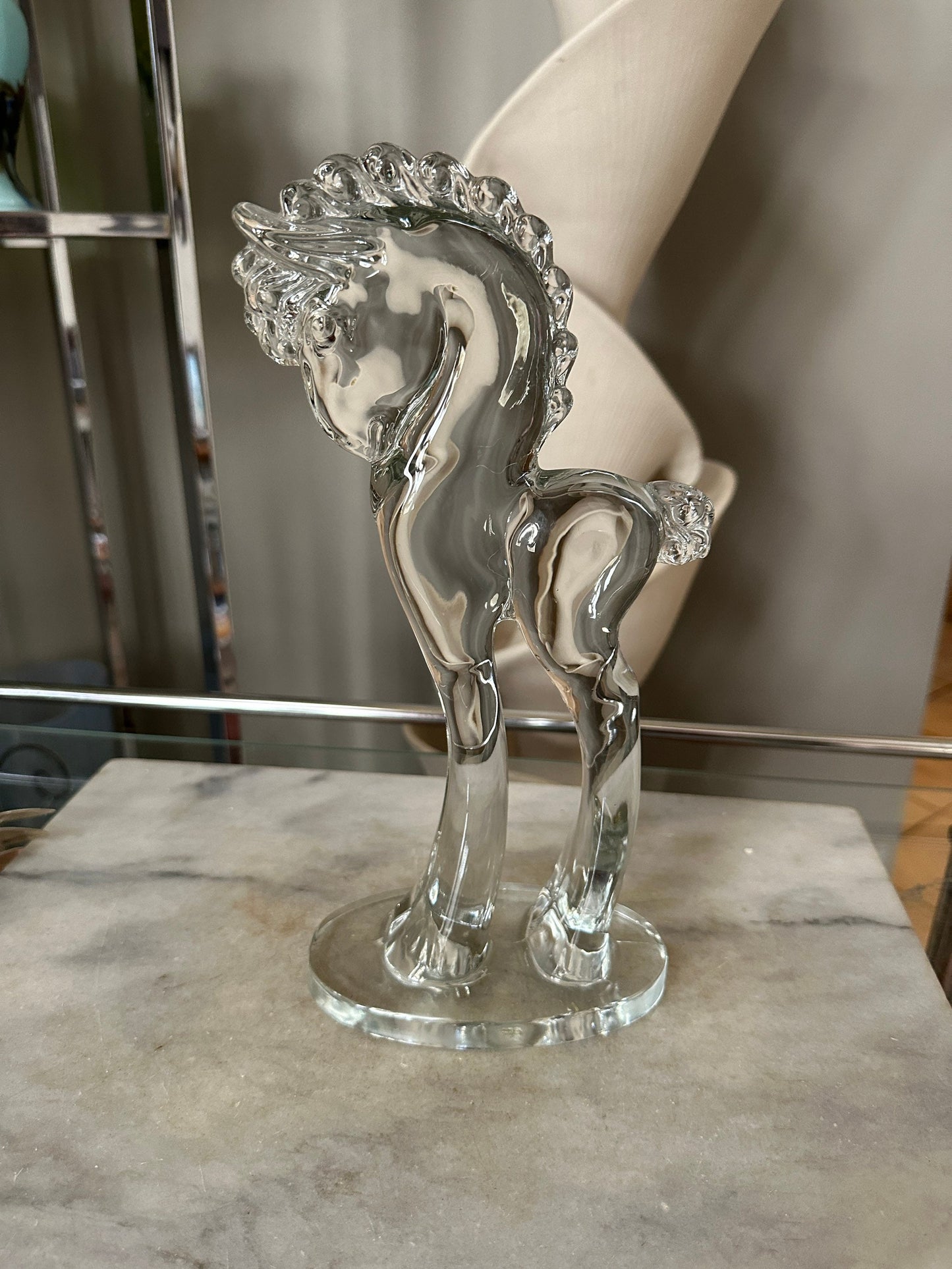 Paden City, Figurine, Colt, Standing, Curly Mane & Tail, Clea