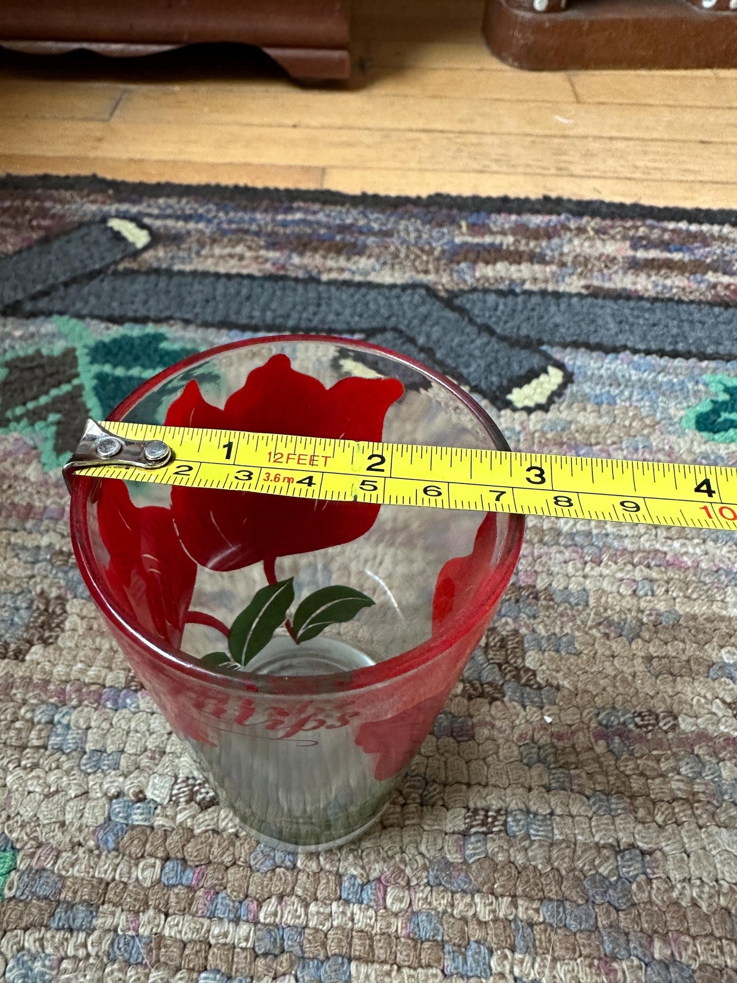 Vintage 1950s Boscul Peanut Butter Glasses | Tulip | Set of 2 | Swanky Swigs