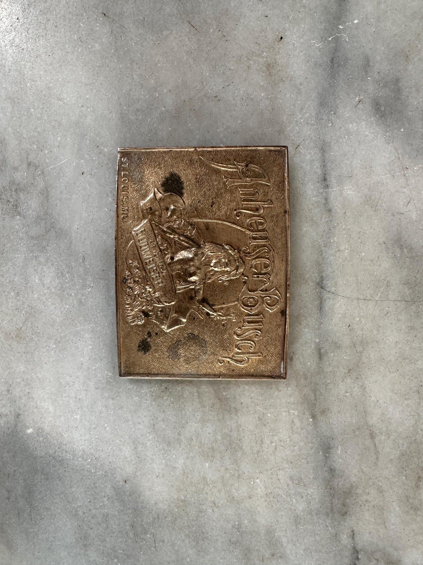 Anheuser Busch Budweiser Beer Sexy Woman Vintage Belt Buckle