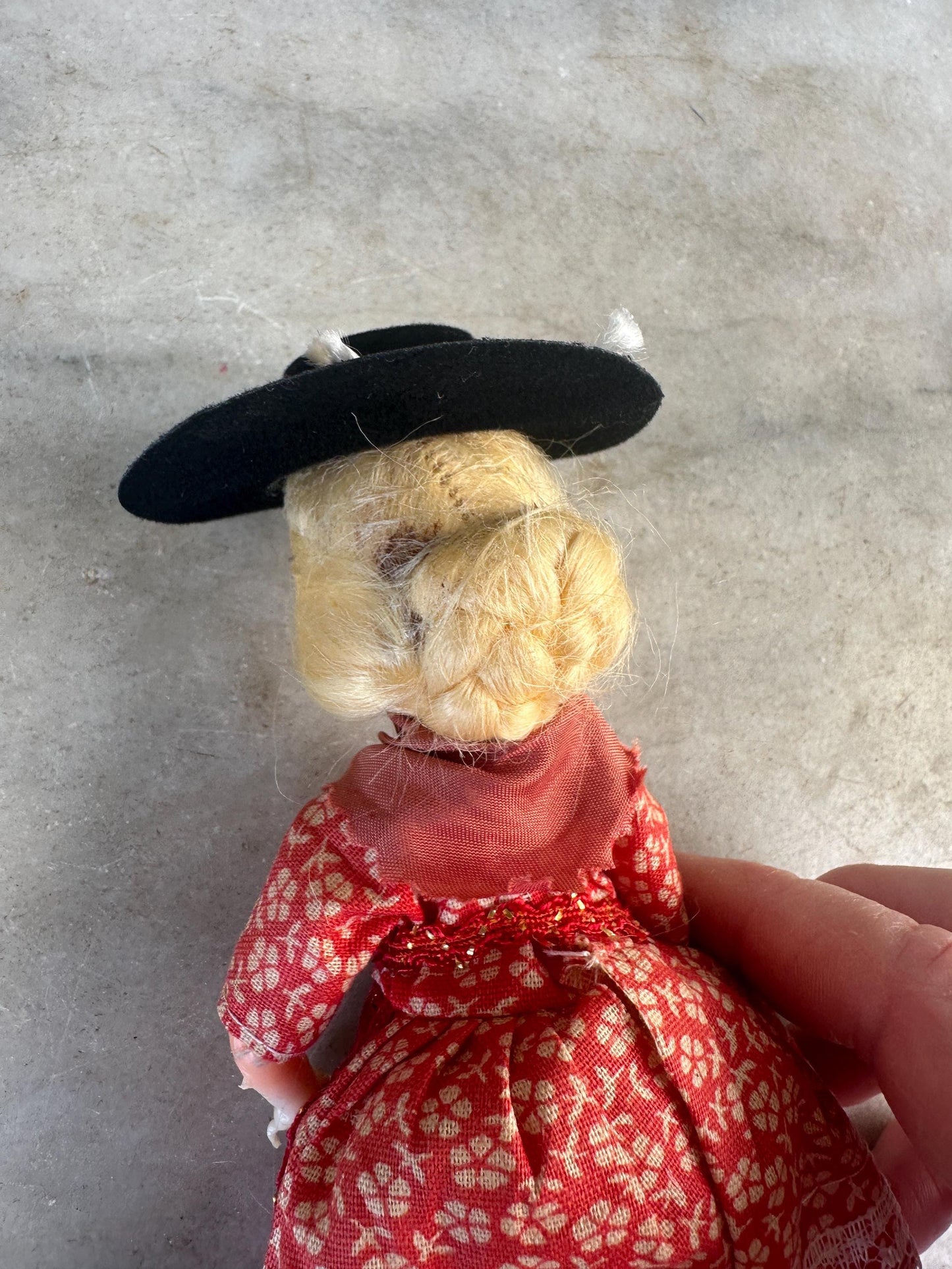 Vintage Original Schmider Trachten Garmisch Christel 4108 Germany Girl Doll 6"
