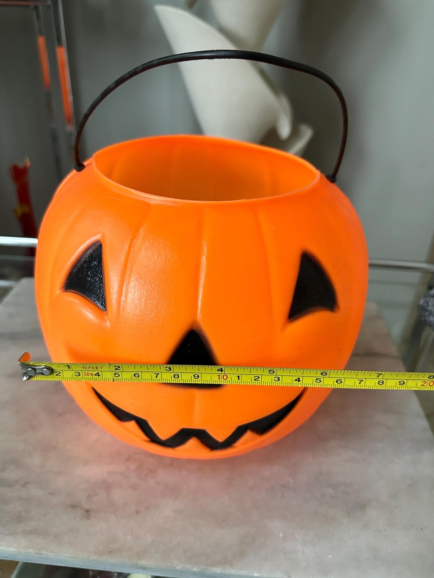 Vintage JOL Pumpkin Bucket – General Foam Plastics Halloween Pail