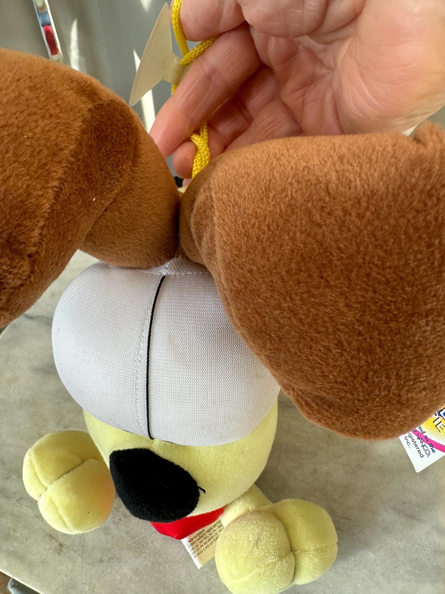 Vintage Odie Plush Doll: Garfield's Sidekick with Coil Spring Body