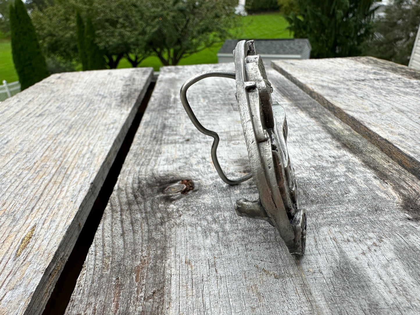 1983 VTG Proud To Be A Veteran Bergamot Brass Works Belt Buckle