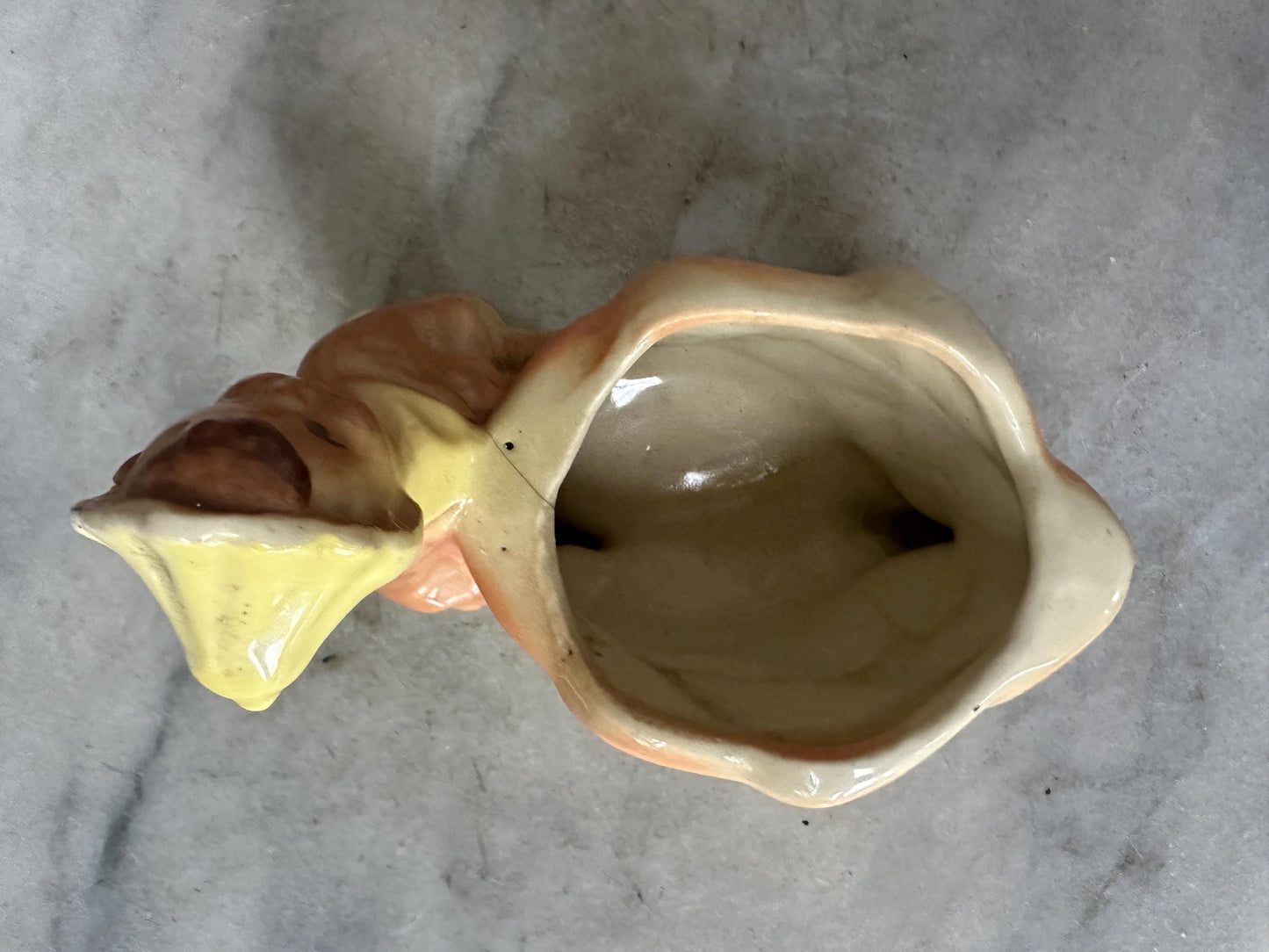 Vintage Pixie / w Wheelbarrow with Flower Wheel Planter