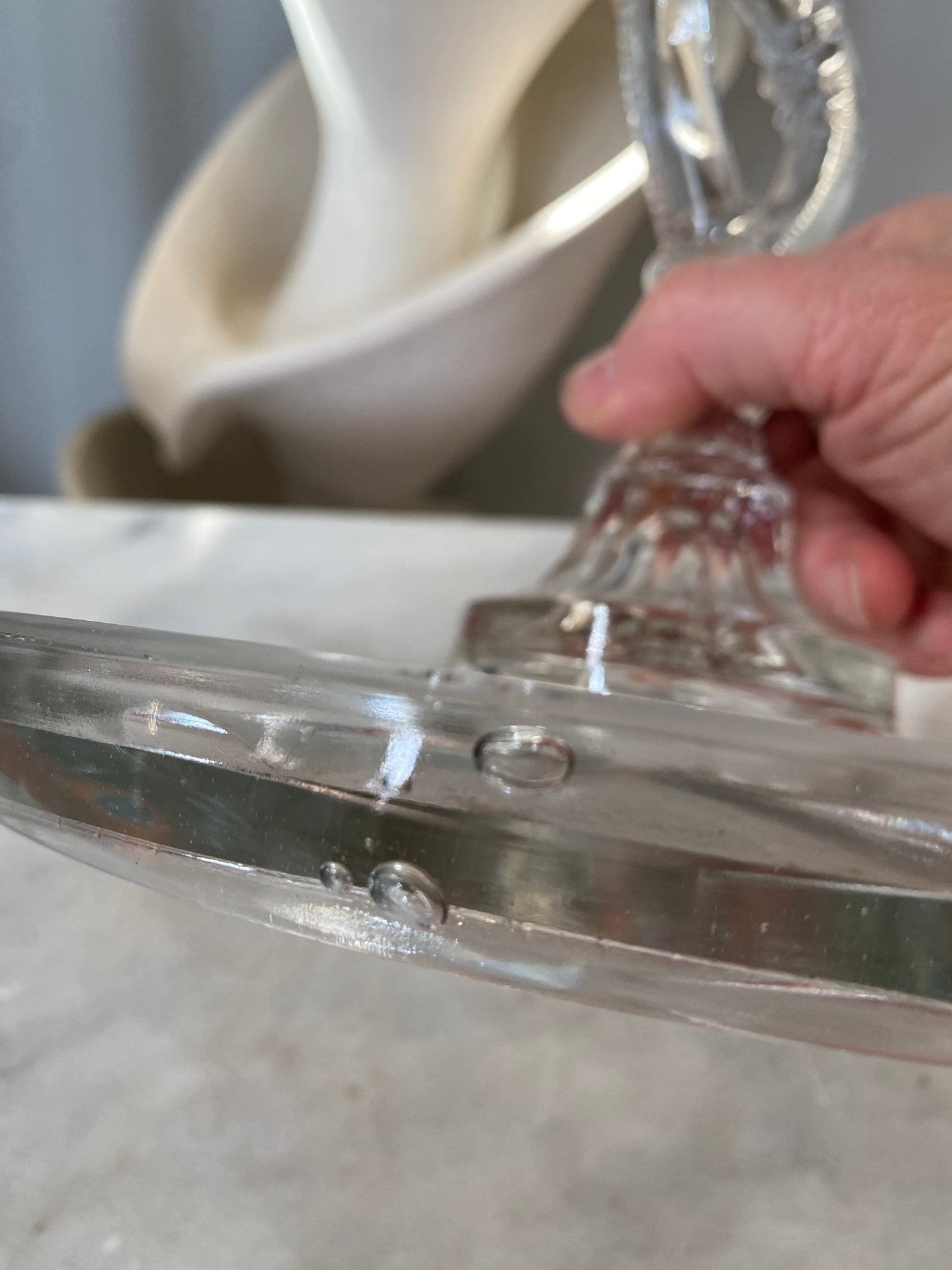 Swanky Swigs | Vintage LE Smith Glass Tray with 2 Antique Glasses