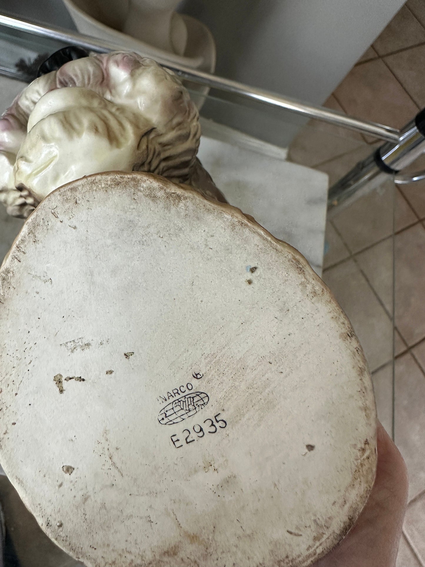 Vintage INARCO Schnauzer dog head vase | INARCO E2935 SCHNAUZER