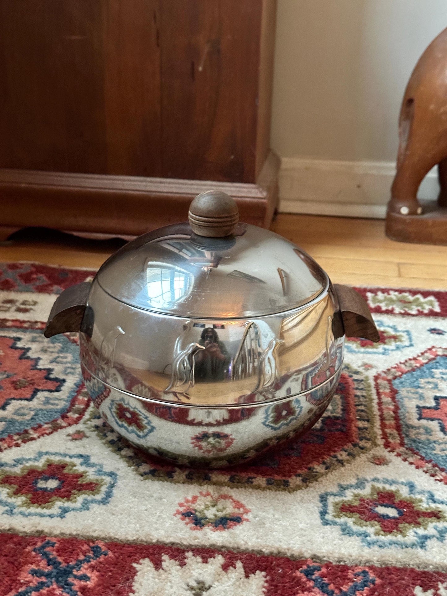 Vintage 1950s West Bend Penguin Ice Bucket, Mid Century Barware, MCM