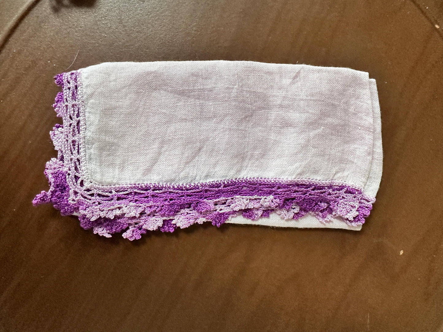 Vintage Linen Crocheted Hankies Set – Shabby Chic Bridal Wedding Hankies