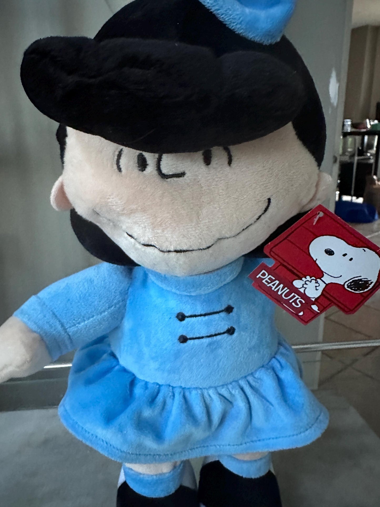Vintage Peanuts Lucy Plush with Original Hang Tag | 16” Animal Adventure Stuffed Character | Snoopy & Charlie Brown Collectible