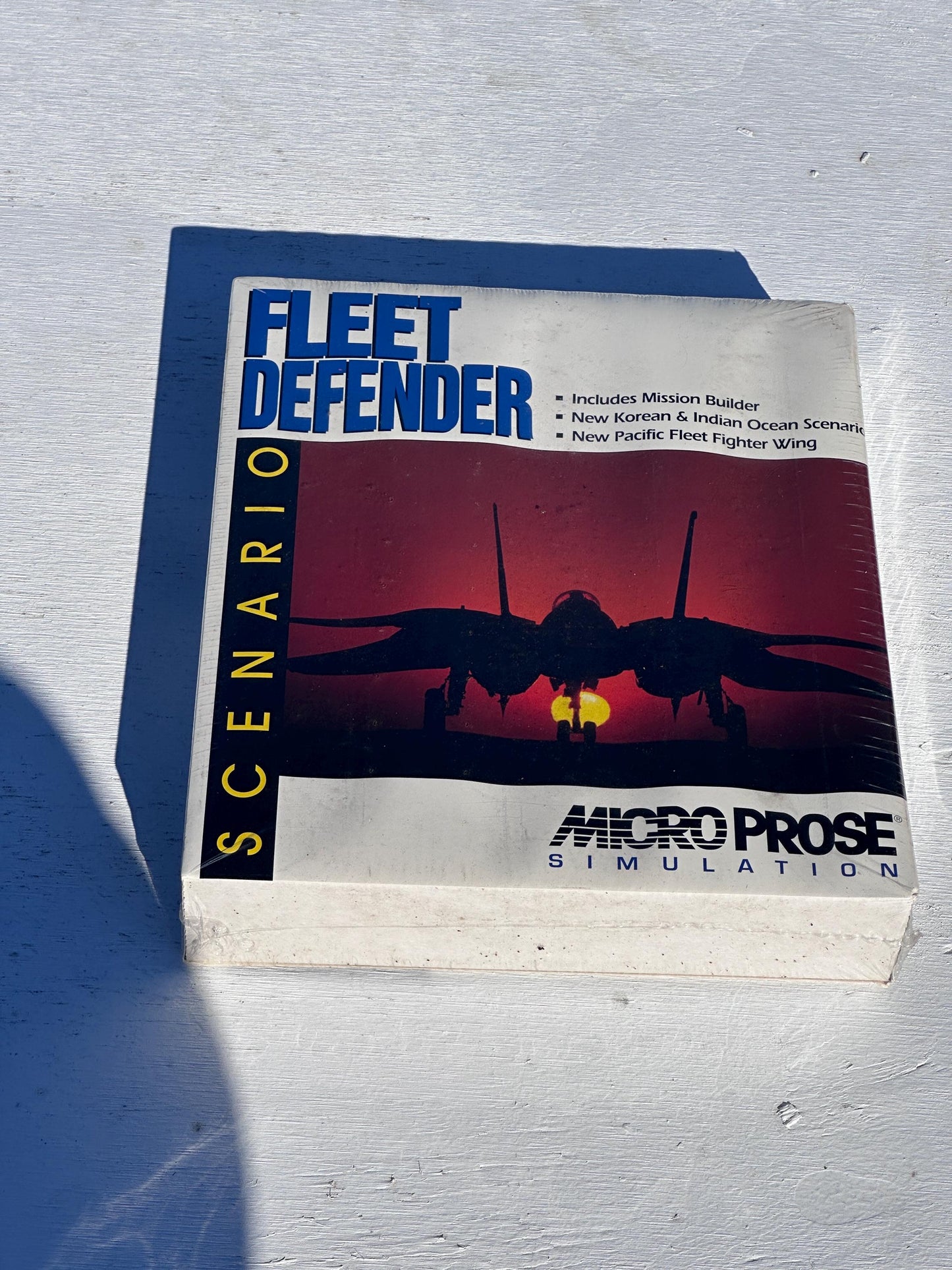 Fleet Defender Scenario Video Game (Sealed New Old Stock) – Vintage Naval Flight Combat Game | NOS Software | Collector’s Item