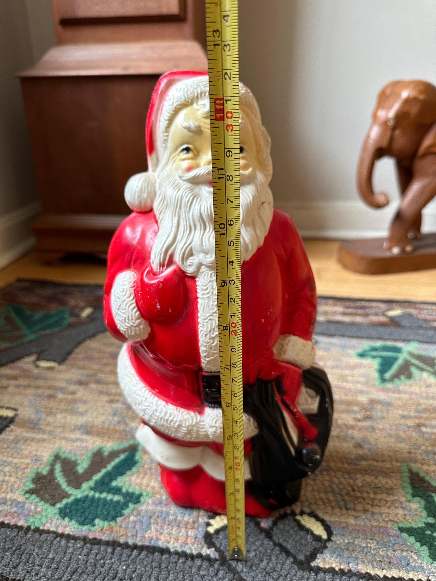 Vintage Empire Santa Blow Mold Santa/Blow Mold/Vintage Santa | Tabletop Santa Blowmold | 1968 | Working Light