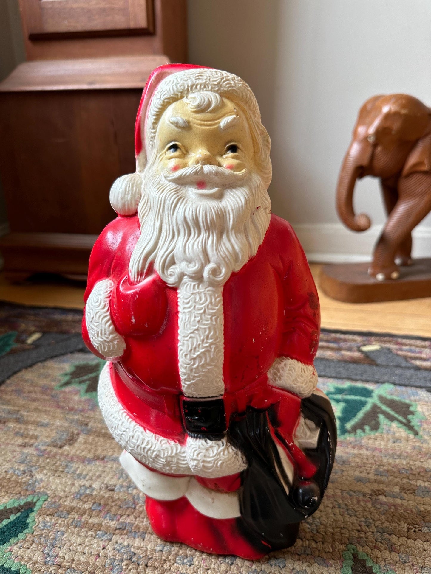 Vintage Empire Santa Blow Mold Santa/Blow Mold/Vintage Santa | Tabletop Santa Blowmold | 1968 | Working Light