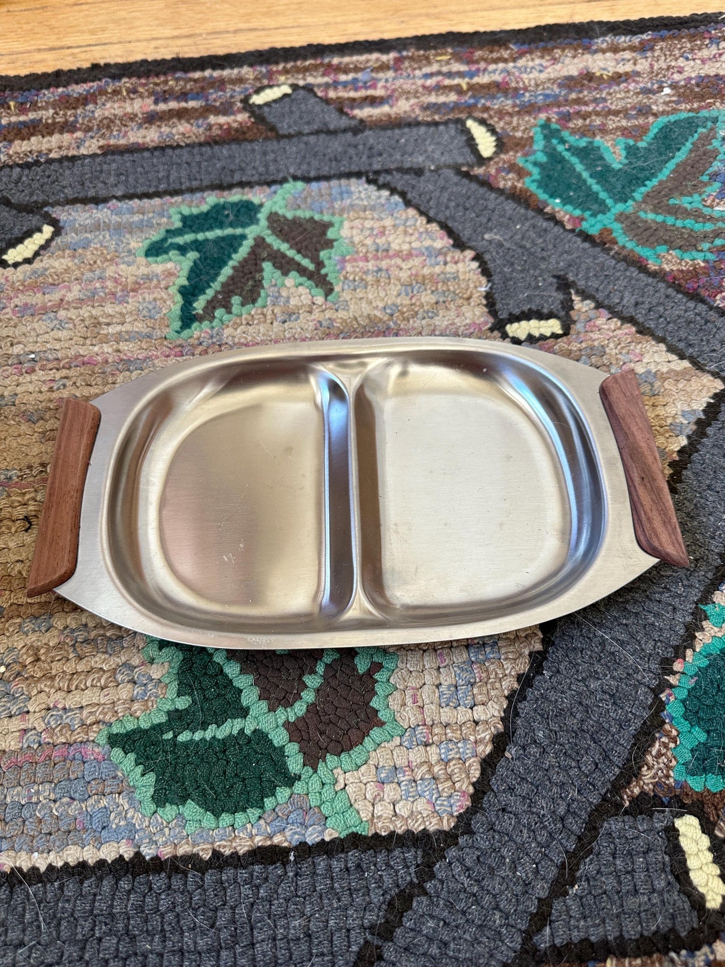 MCM Charcuterie Set | Margaret Studios Condiment Server | Mid Century Modern | Cutting Board | Sivided Tray | Serving Forks and Knives