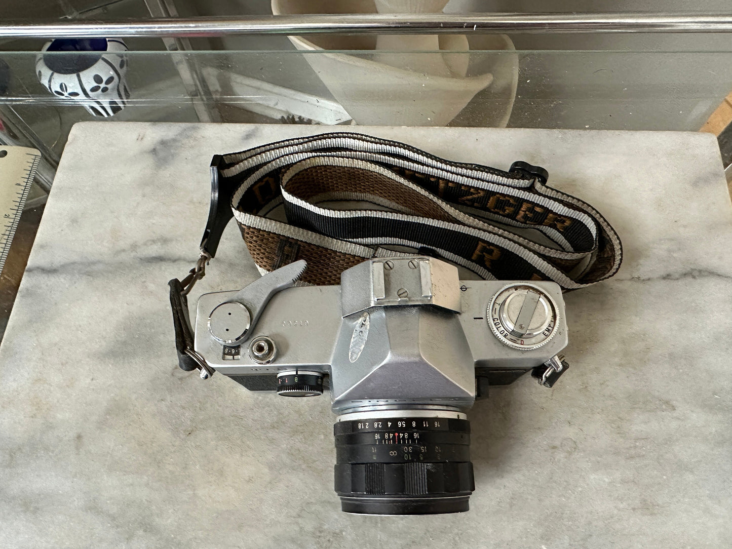 Ricoh Singlex TLS 35mm SLR Film Camera with 55mm 30819 Rikenon Lens