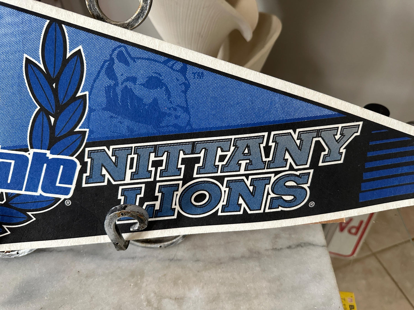 1990s Penn State Nittany Lions NCAA Felt Pennant