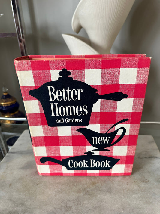 Better Homes and Gardens New Cook Book Vintage Classic Red Checked Cookbook Meredith Press 5 Ring Binder