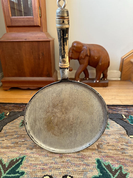 Vintage AdlerWare Streamline 10”  Wood Handle Griddle | Farmhouse Kitchen | Primitive Kitchen | Rustic Kitchen