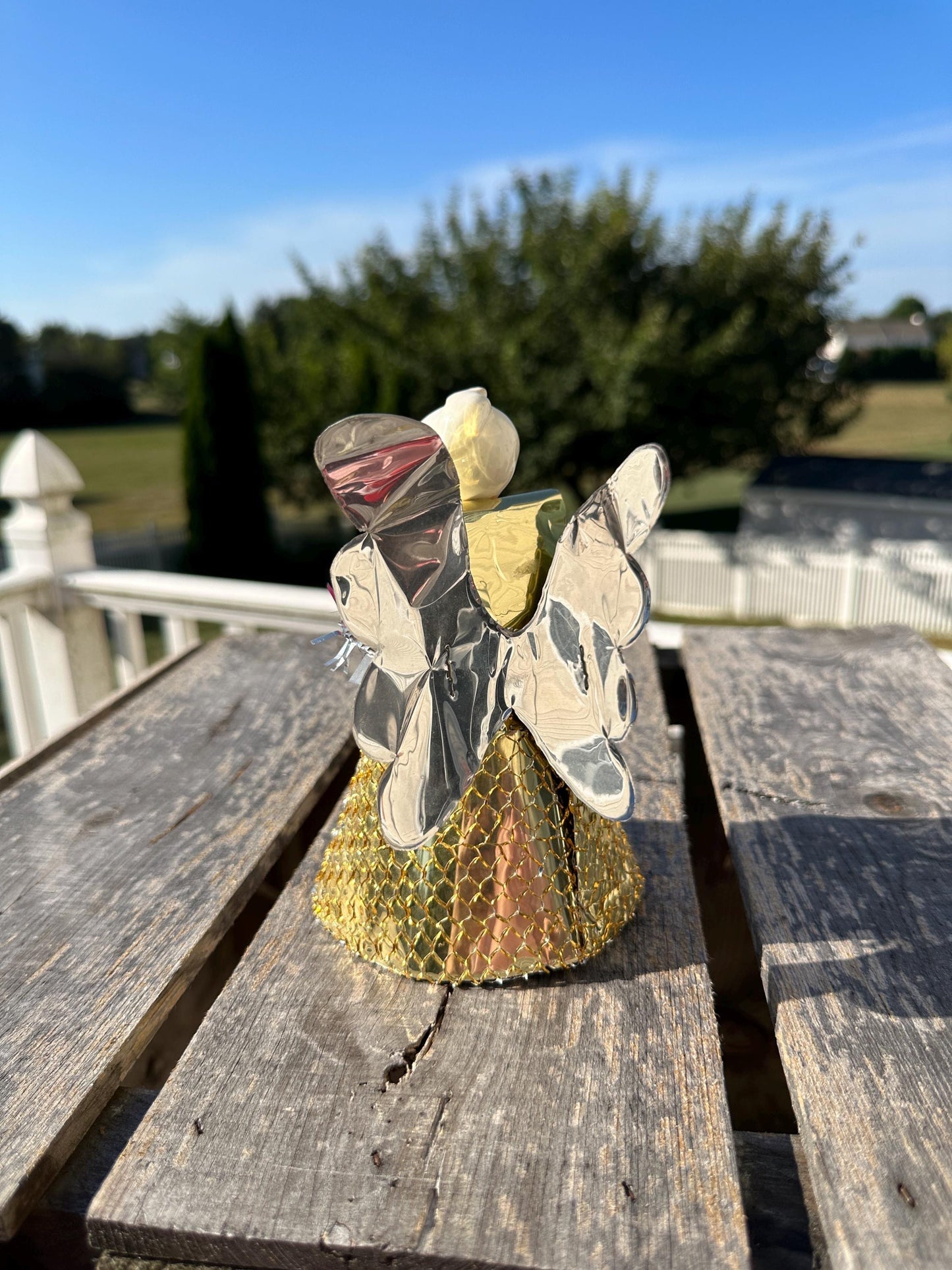 Vintage Holt Howard Angel Ornament: 1950s MCM Christmas Tree Topper