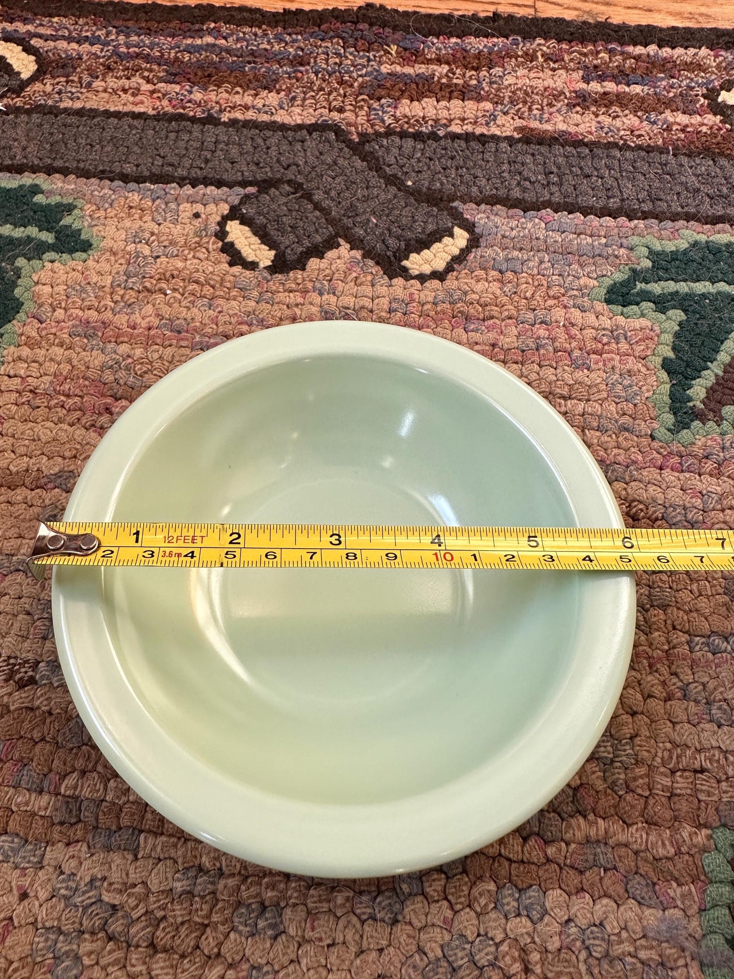 Vintage Texas Ware Melmac Bowls: Pastel Green Retro Kitchenware, Set of 4