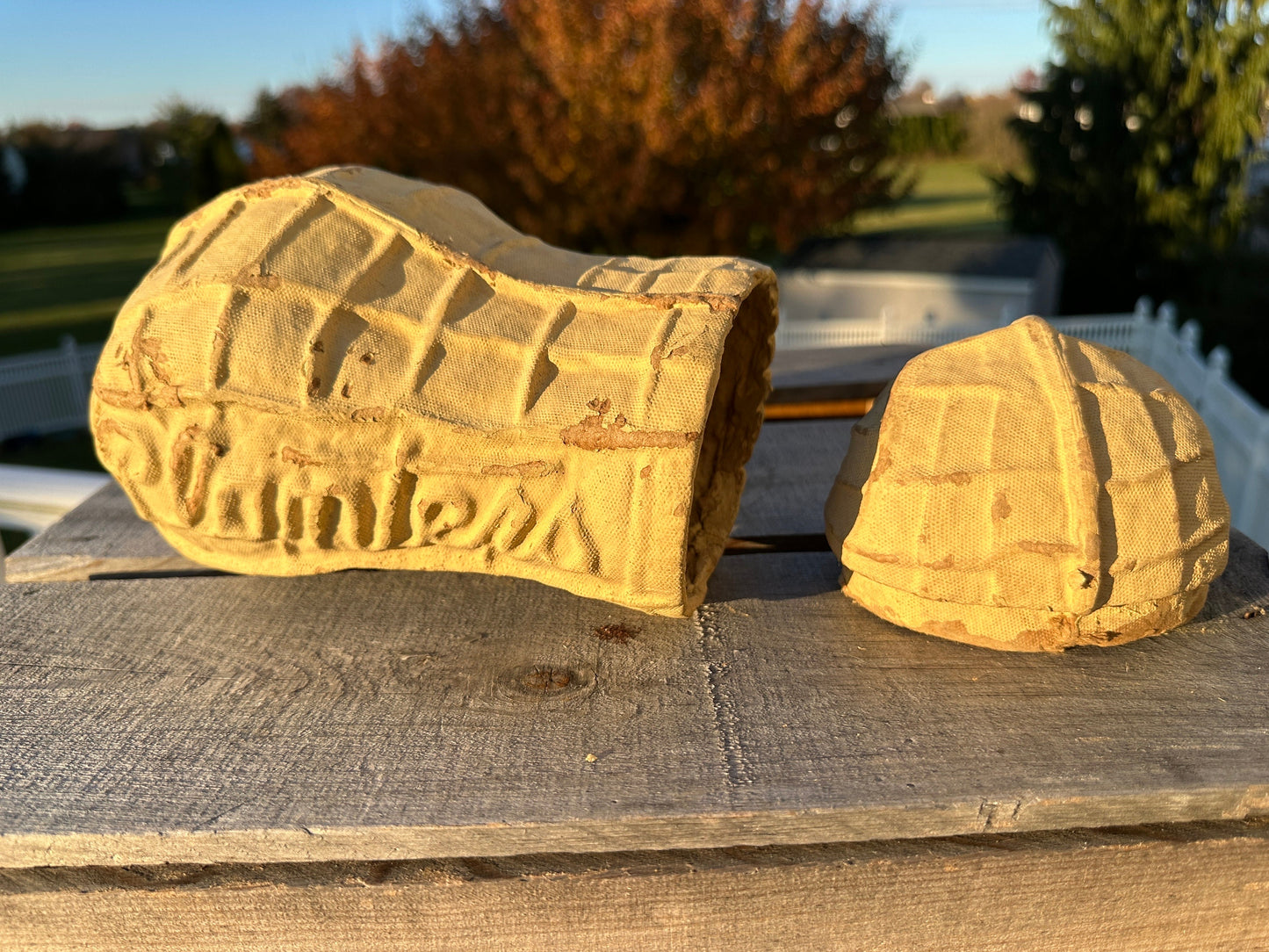 Planters Peanut Pressed Cardboard Paper Mache Container - Vintage Store Display Advertising