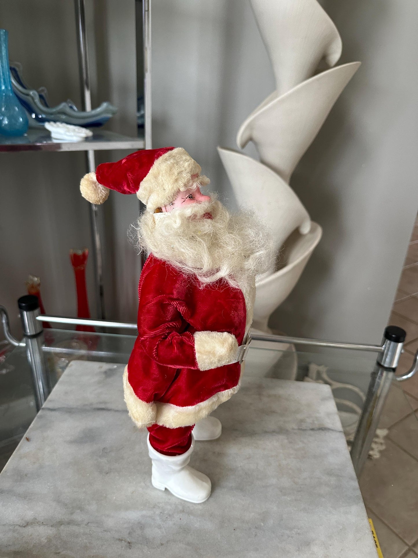 Vintage 1957 Harold Gale Santa Claus Doll: Mid-Century Christmas Collectible