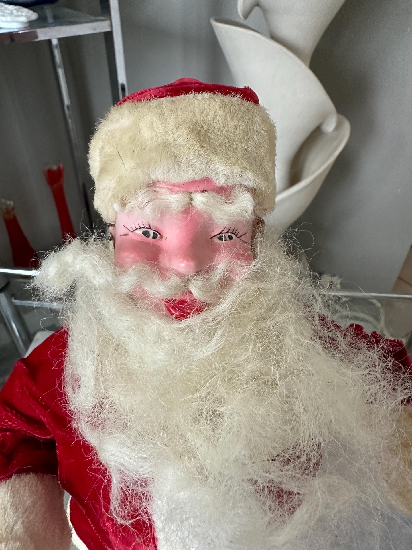 Vintage 1957 Harold Gale Santa Claus Doll: Mid-Century Christmas Collectible