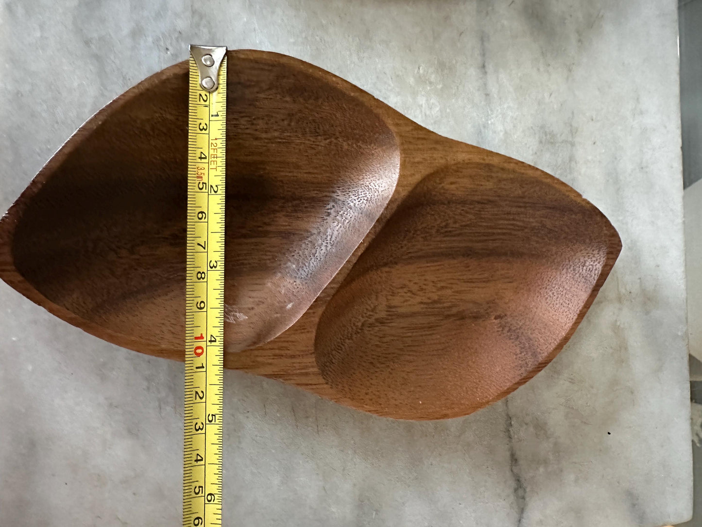 Vintage Teak Leaf Bowls: Mid-Century Modern Scandi Snack Set