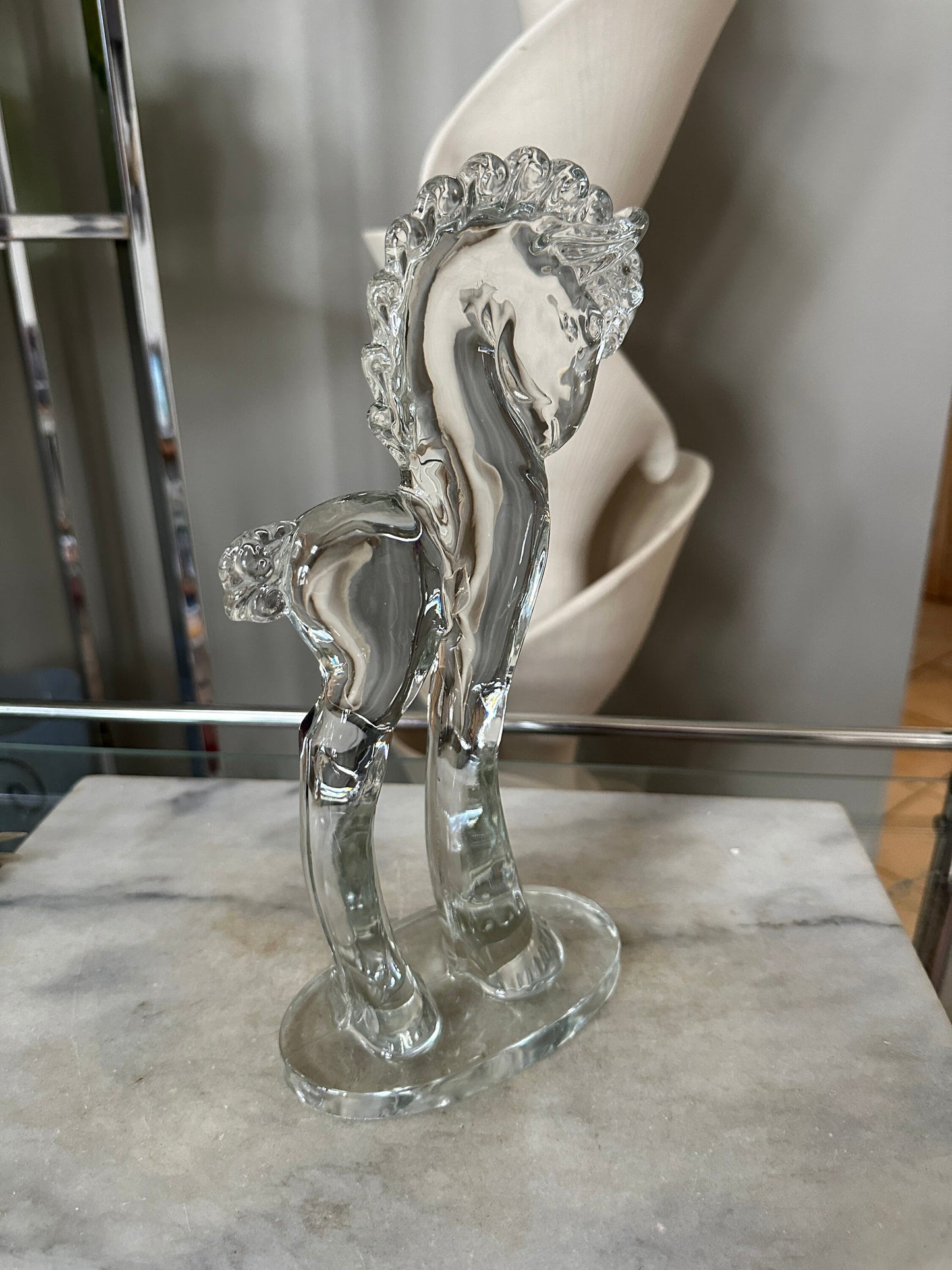 Paden City, Figurine, Colt, Standing, Curly Mane & Tail, Clea