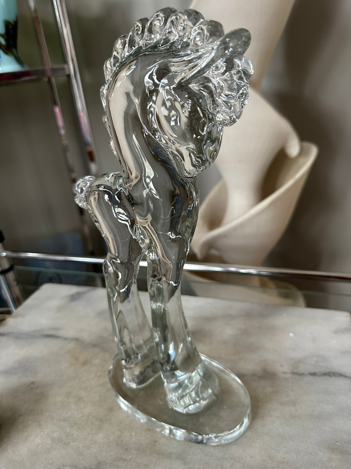 Paden City, Figurine, Colt, Standing, Curly Mane & Tail, Clea