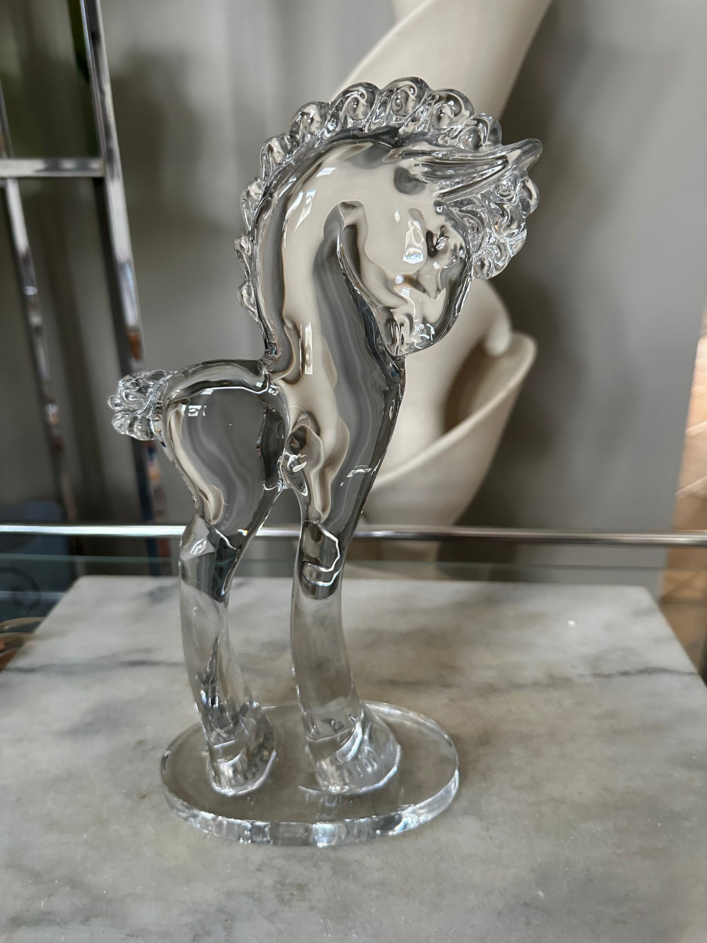 Paden City, Figurine, Colt, Standing, Curly Mane & Tail, Clea