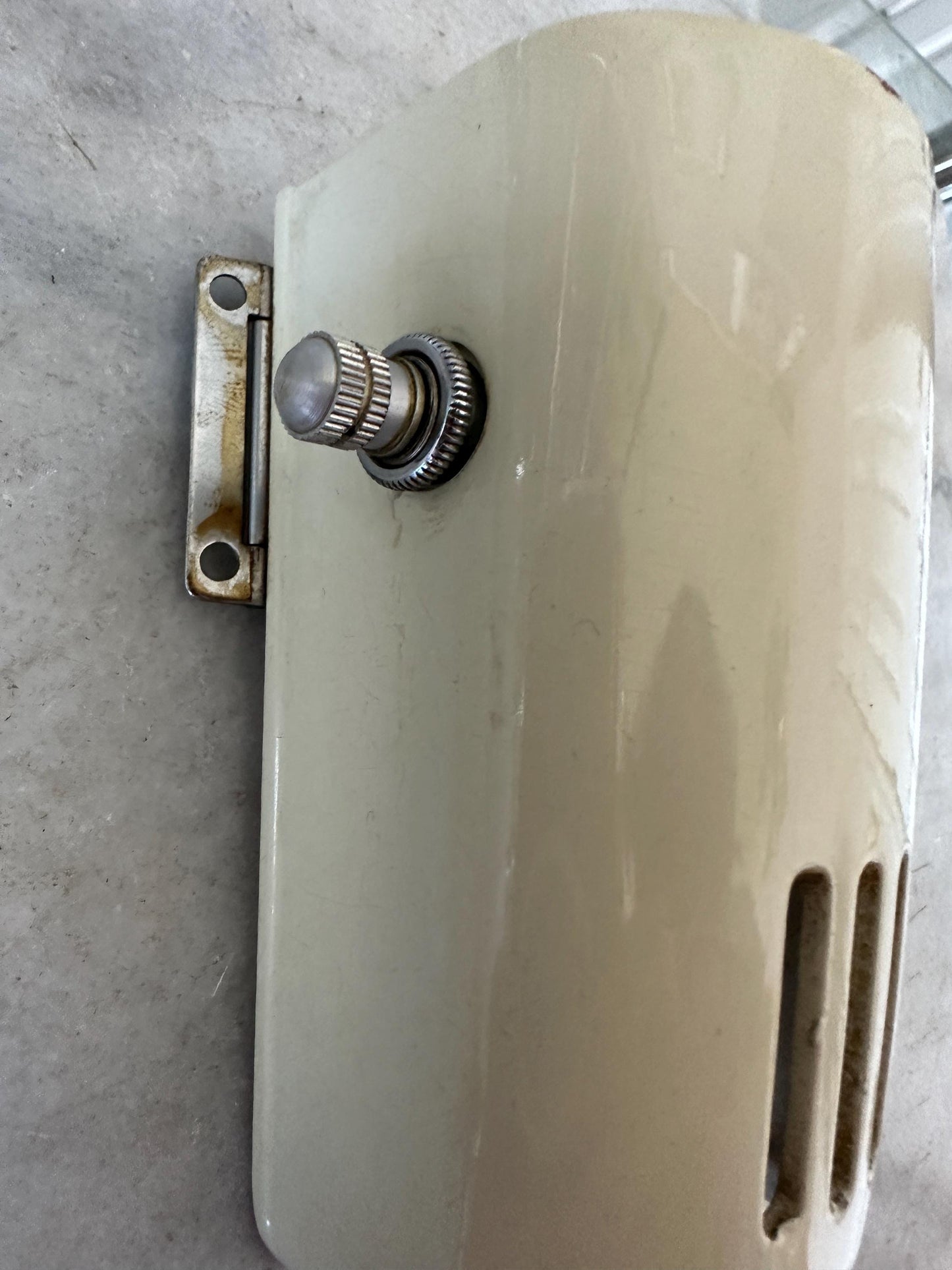 Vintage Art Deco Style Nighlight Sconce | Ivory Porcelain nightlight