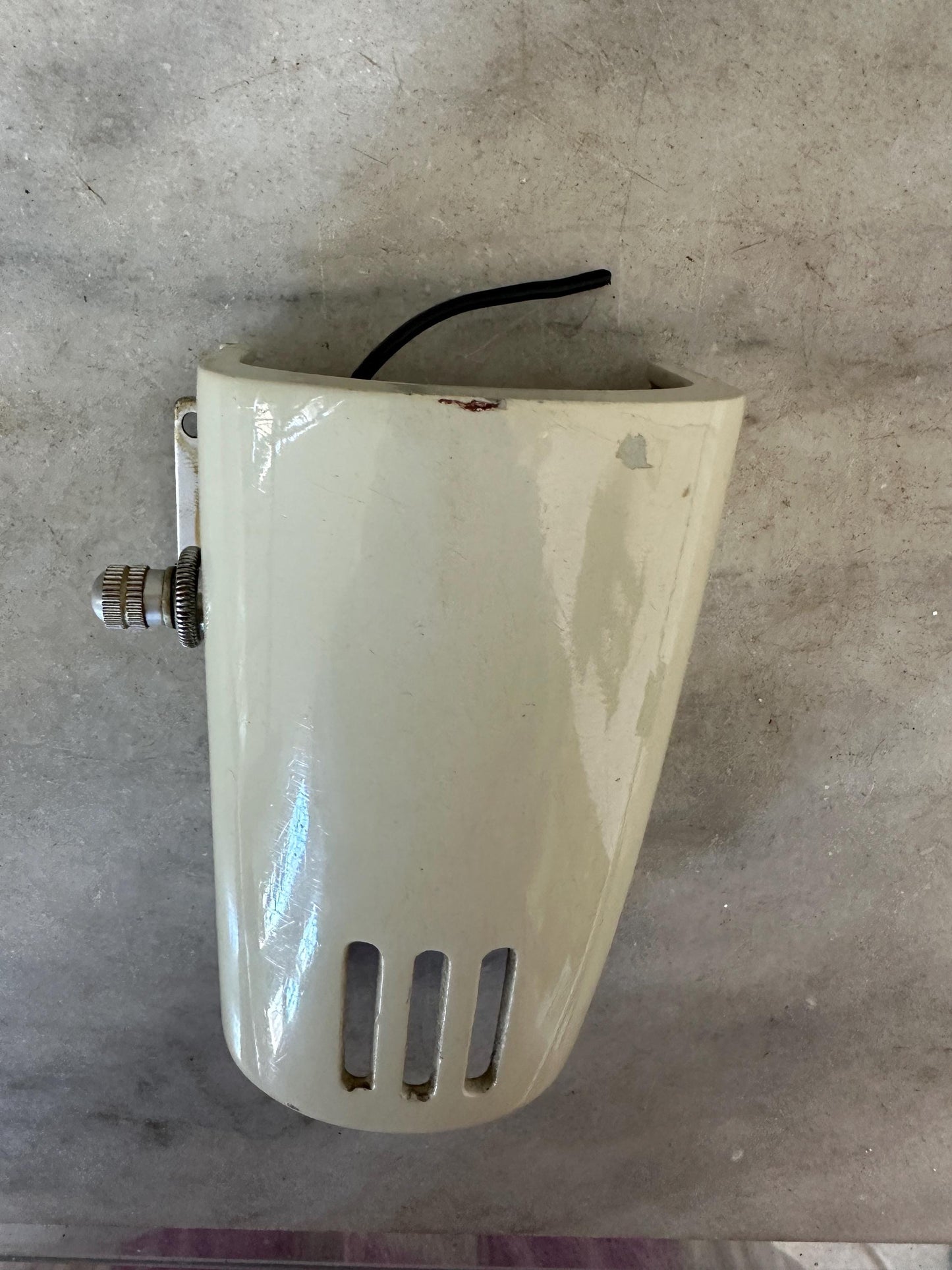 Vintage Art Deco Style Nighlight Sconce | Ivory Porcelain nightlight