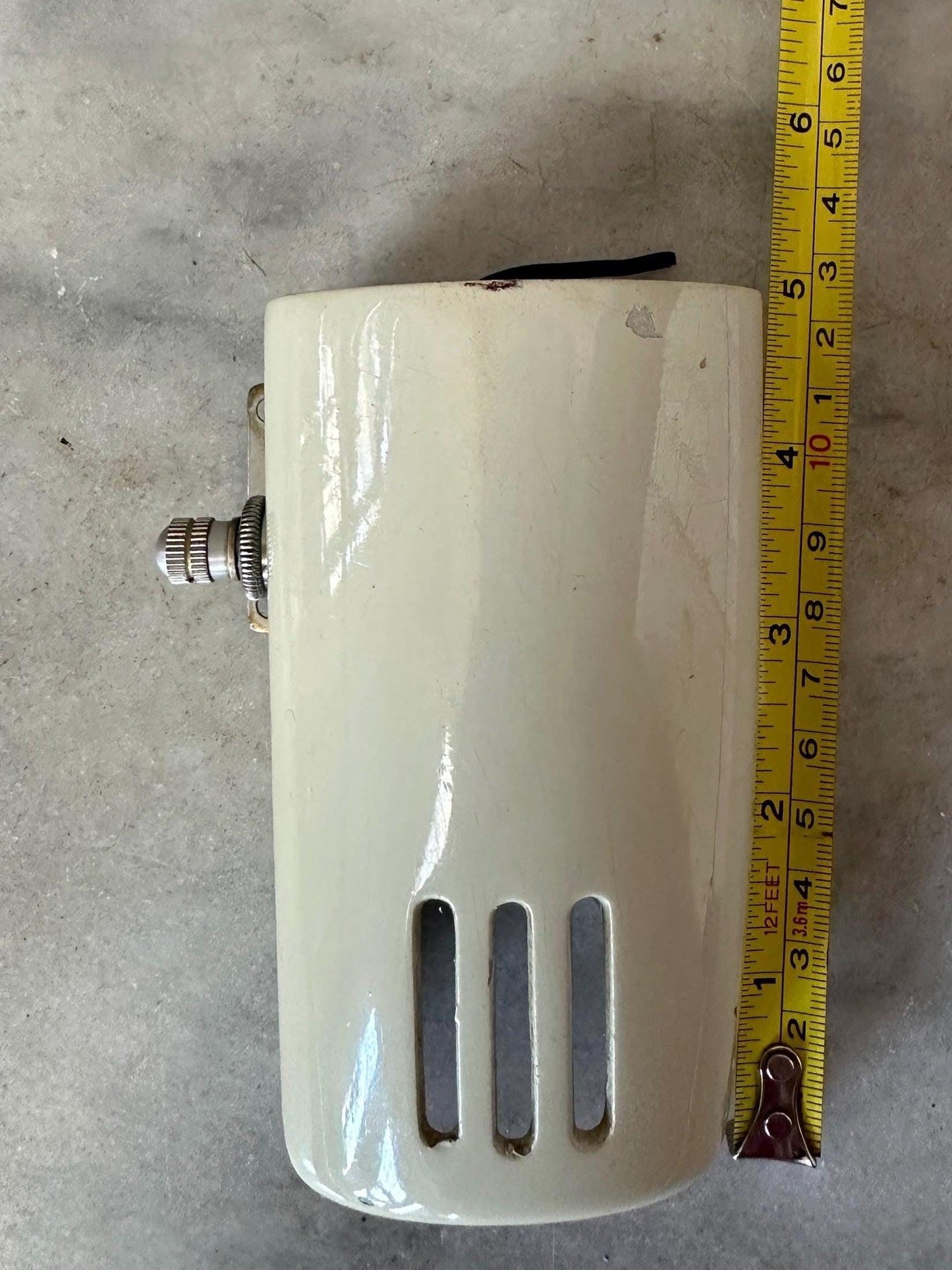 Vintage Art Deco Style Nighlight Sconce | Ivory Porcelain nightlight