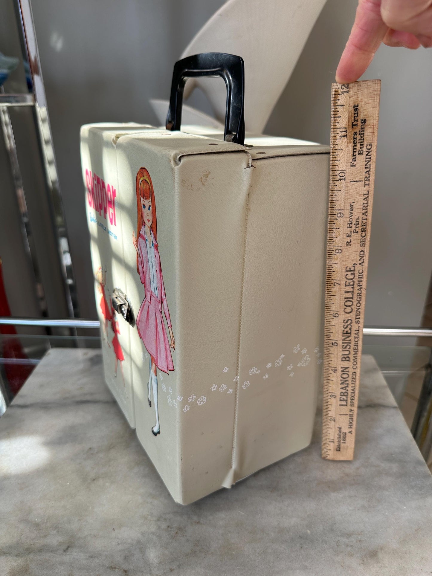 Vintage Mattel Barbie Skipper Carrying Case 1964 Barbie’s Little Sister Dbl Open
