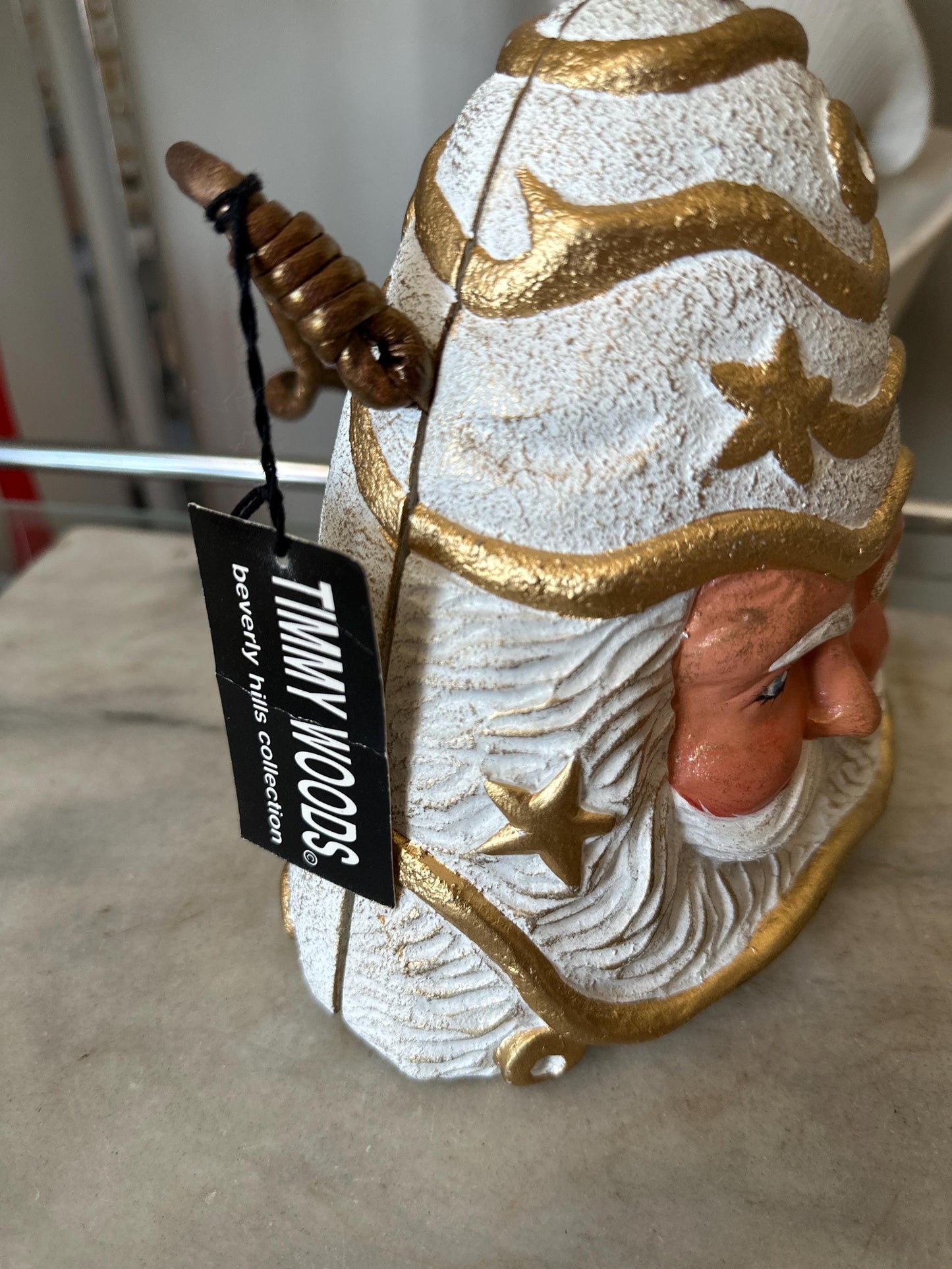 Timmy Woods Santa Acacia Wood Bag Vintage, eyeglasses, new, adorable