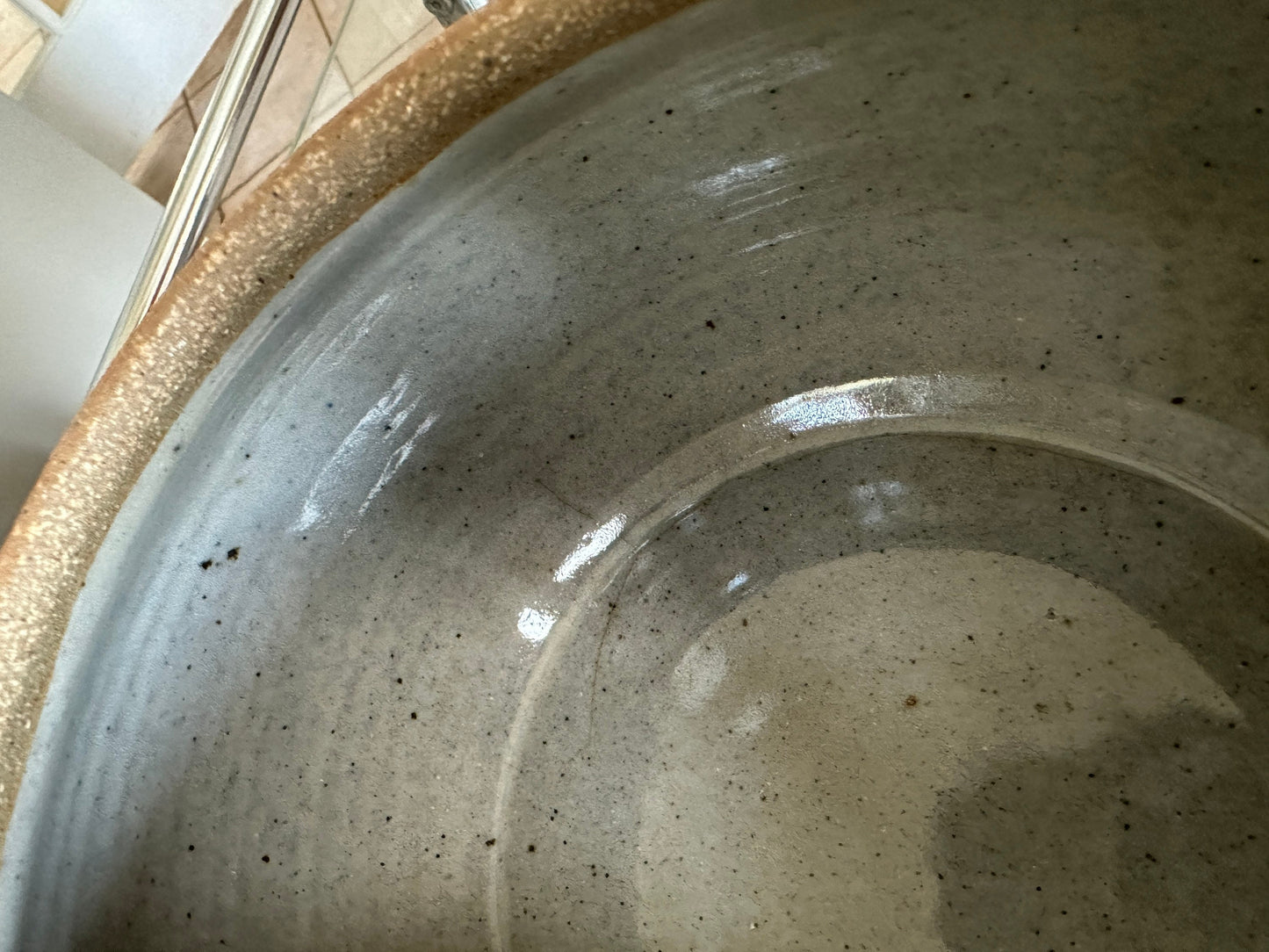 Vintage Ceramic Ard Pottery Bowl w Lid - Trinket/Catchall Dish - White and Blue Pottery - Blue w White Flowers / Farm House / Cottage Chic