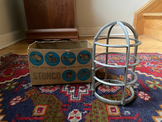 Vintage Stonco Metal Light Cage