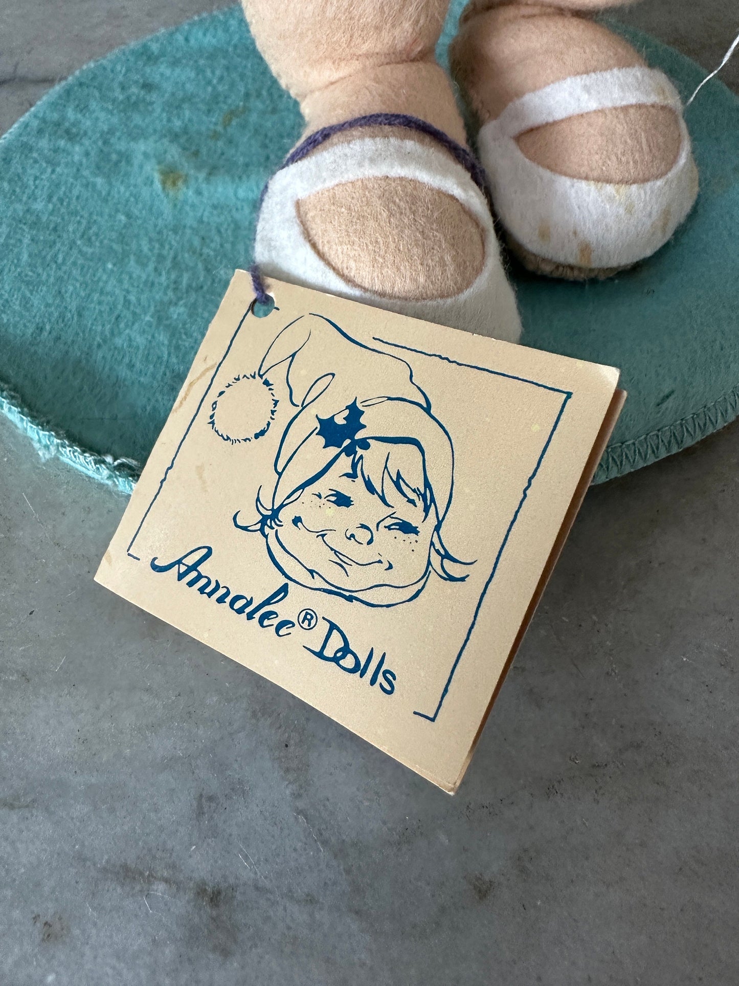 Easter Vintage Annalee Doll 10” Bunny Girl Parasol | Made in New Hampshire