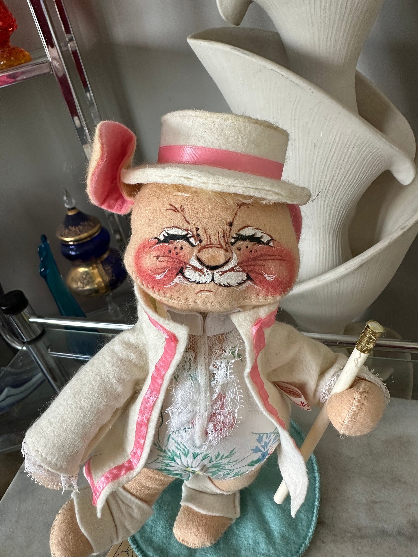 Vintage AnnaLee Easter Rabbit Doll: 1989 Parade Edition