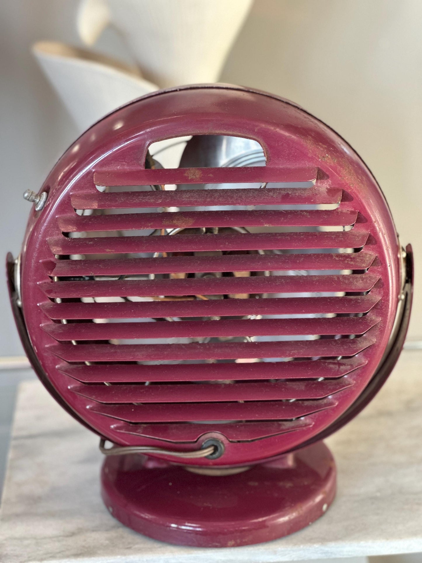 Vintage Mid Century Dominion Fan Model No. 2005-A Industrial 1 Speed Works