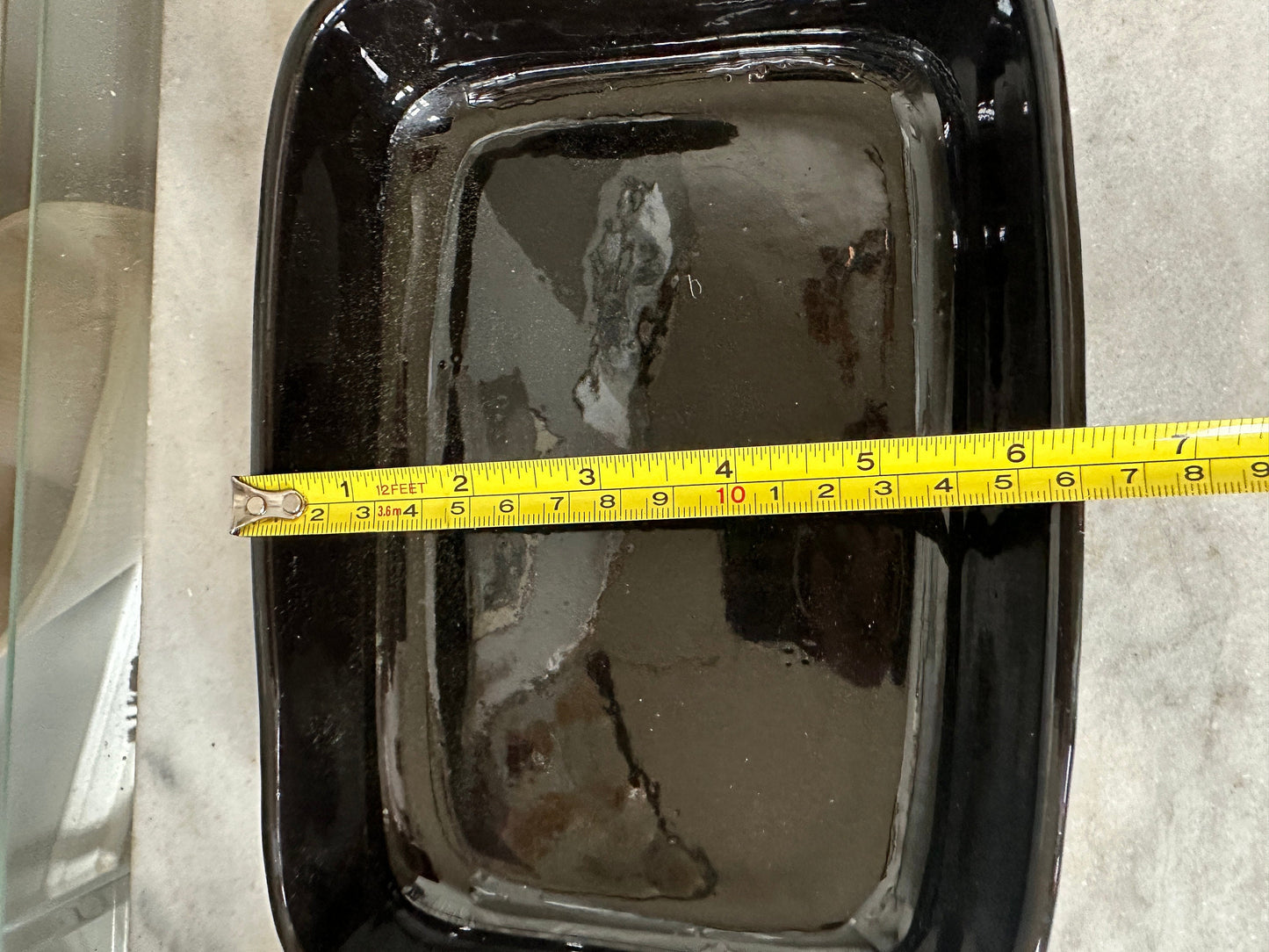 Vintage Haeger Glossy Black Ebony Glaze Planter Succulents Plants Flowers Herbs